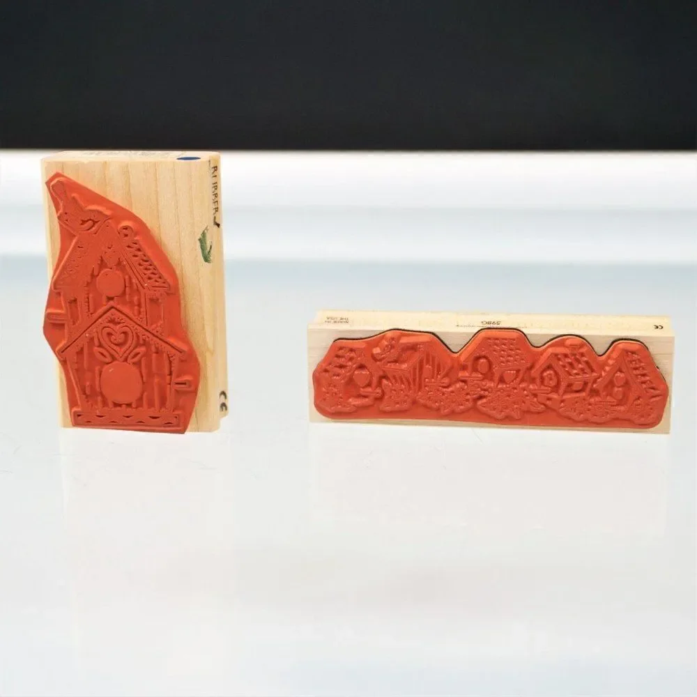 Easter Spring Stamps Sweetheart Birdhouses All Night Media Rubber Stampede